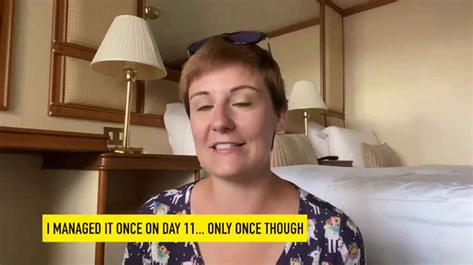 I cruised in a cabin that faces backwards