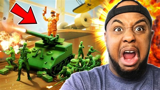 Kevin vs 1000 toy army soldiers | Attack on Toys