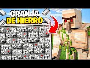 💥NUEVA Granja de Hierro INFINITO en Minecraft Bedrock 26.3 | Fácil y Súper Eficiente