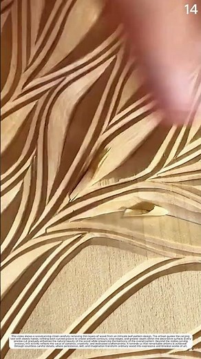 Wood Relief Carving: How a Chisel Transforms a Flat Surface into Organic Patterns