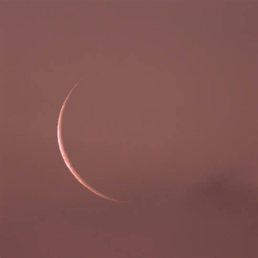 Crescent Moon at Dawn 17 Jan 2026