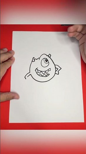 Mike Wazowski Drawing