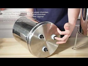 Glacier Fresh Gravity-fed Water Filter System Installation Video