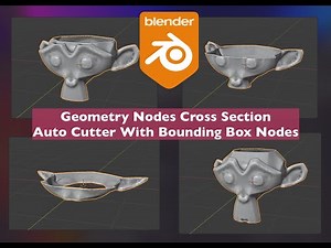 LIVENODING / Geometry Nodes: Bounding Box Self Cutter