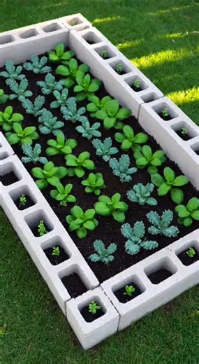 Cinder Block Garden Bed DIY | Small Space Vegetable Garden Idea 🌱