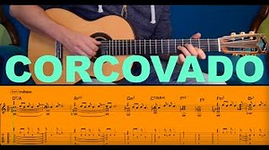 CORCOVADO (Quiet Nights of Quiet Stars) Tutorial by David Plate - TABs   Score Chords - ChordU