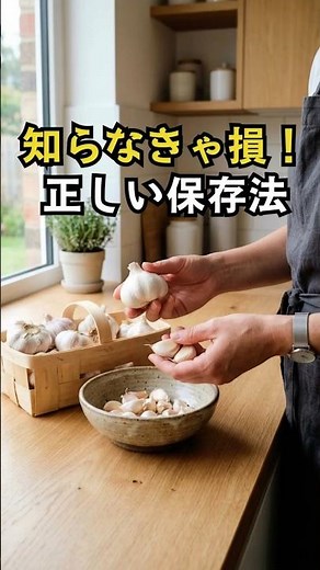 知らなきゃ損！にんにくを長持ちさせる簡単な方法 にんにく保存 にんにく冷凍 にんにくレシピ 健康習慣 免疫力アップ 抗酸化 老化防止 食中毒予防 シニア健康 食事改善 簡単健康法