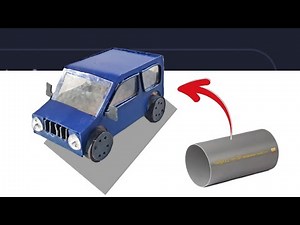 Home made wagonr car from pvc pipe