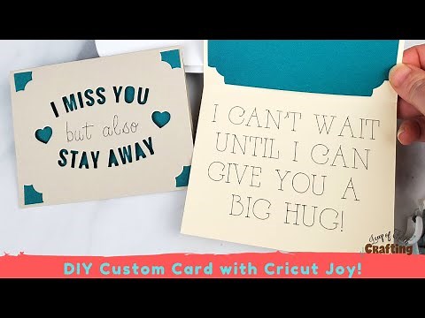 Making Custom Cricut Joy Card Templates