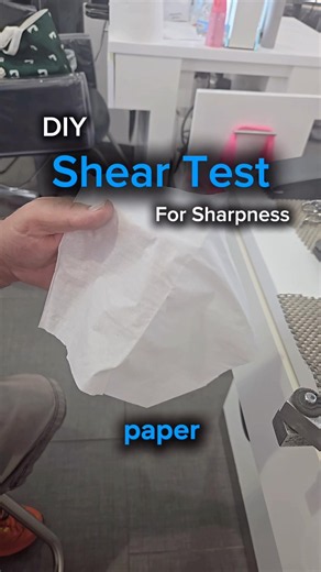DIY Shear Sharpness Test — How to Check at Home