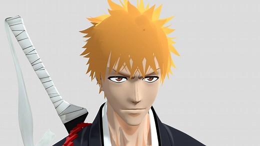 Bleach_ros_ichigo_substitute_shinigami - Download Free 3D model by 20062020year