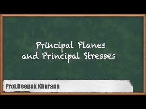 Principal Planes And Principal Stresses In Strength Of Materials | GATE Essential Concepts