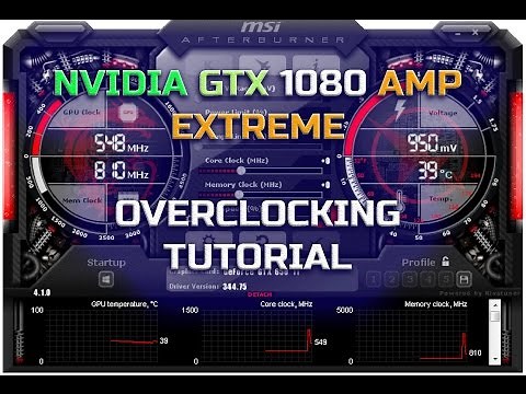 Nvidia GTX 1080 AMP EXTREME Overclocking tutorial & Heaven 4.0 benchmark with SLI
