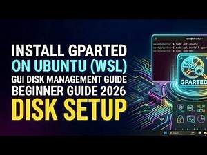 How to Install GParted in Ubuntu WSL on Windows 11 | Run Linux Disk Manager GUI on WSL2