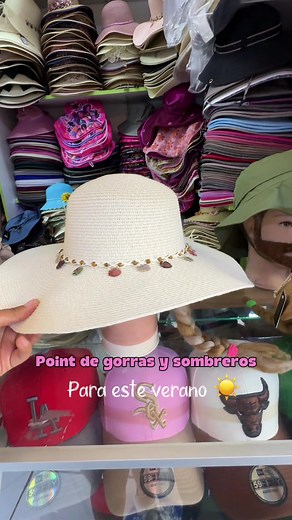 Point de gorros y sombreros en el centro de Lima ☀️⛱️ #centrodelima #point #sonbreros #compras