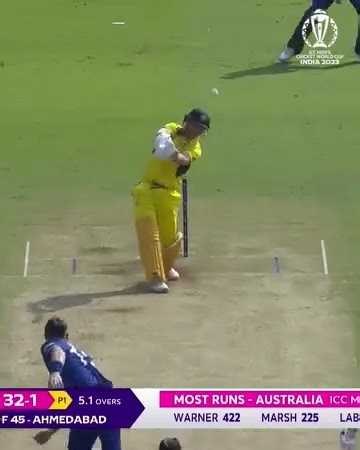 607K views · 9.5K reactions | Six and gone! It's Chris Woakes again and it's the big wicket of David Warner  #CWC23 #ENGvAUS | ICC - International Cricket Council | Facebook