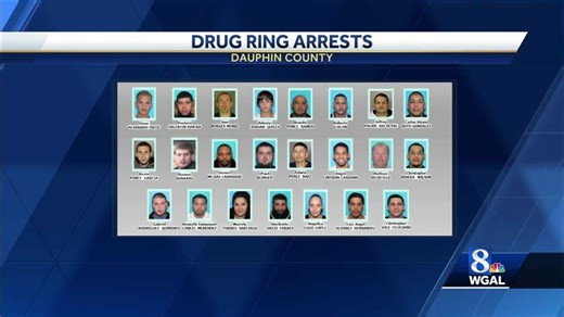 23 people charged in 'sophisticated' drug trafficking operation in Dauphin County