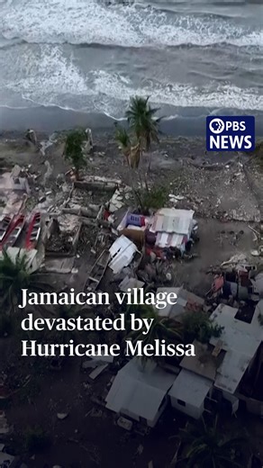 Hurricane Melissa slammed into Jamaica on Tuesday as a Category 5 storm, causing extensive flooding and power outages. As the storm barreled through the island, it toppled trees, downed power lines, flooded roads and destroyed homes and boats. Footage shows the excessive damage to infrastructure in Alligator Pond, a fishing village in Jamaica. Melissa made landfall around 1:00 p.m. EST on Tuesday with 185 mph winds, the most powerful storm to hit the island in the country's recorded history. The