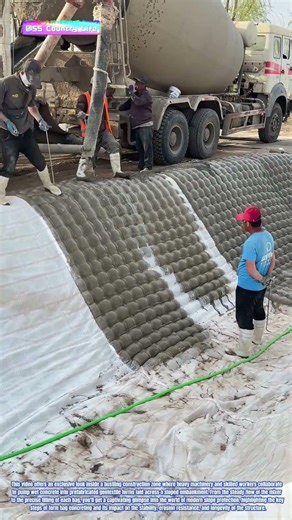 Concrete Armor: How Pumped Concrete Reinforces Earthen Embankments