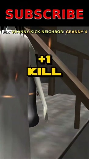 Slendrina Granny fight against me #granny #grannygame #shootinggames