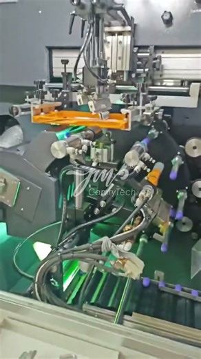 Automatic rotary one color screen printing machine