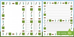 Butterfly Life Cycle Page Borders (Minibeasts)
