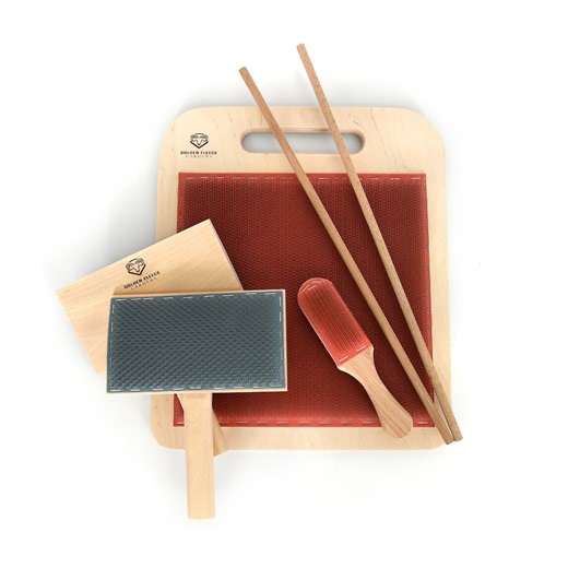 Carding, Blending Wool and Other Fibers: Hand Carders & Blending Board Set - Etsy Canada