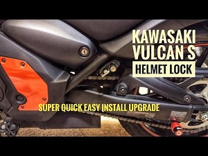 Kawasaki Vulcan S Helmet Lock Install & Upgrade