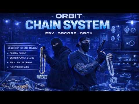 Orbit Chains | Wearable & Snatchable Chain System for FiveM | [ESX, QBOX, QBCORE] | Orbit Scripts
