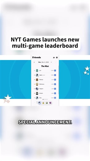 Join the New York Times Multi-Game Leaderboard