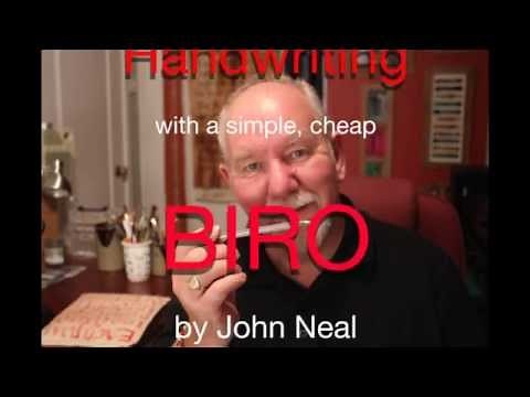 Handwriting with a BIRO