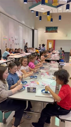 Third graders making slime and causing an eruption! Friday fun with the Science Nerds! #willardselementary | Willards Elementary