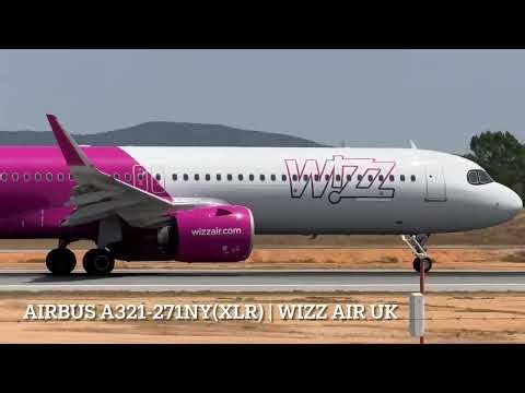 Airbus A321-271NY(XLR) Take Off From Faro Airport | Wizz Air Uk