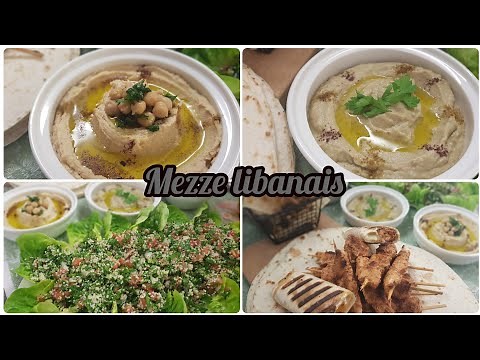 Lebanese MEZZE a pure delight: hummus, shish taouk, baba ganouj, tabbouleh 😍😍