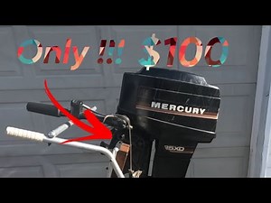 Mercury 25xd outboard (Old Timers Rebirth) (Complete Service)