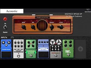 Digitech RP360 XP Demo-5 (1990's sound ) - Marshall, Mesa/Boogie, Digitech,, Peavey, Fender Models