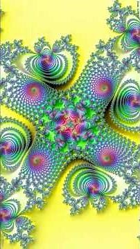 Fractal Symphony in Blue - Mandelbrot #3d #mandelbrot #zoom #relaxing