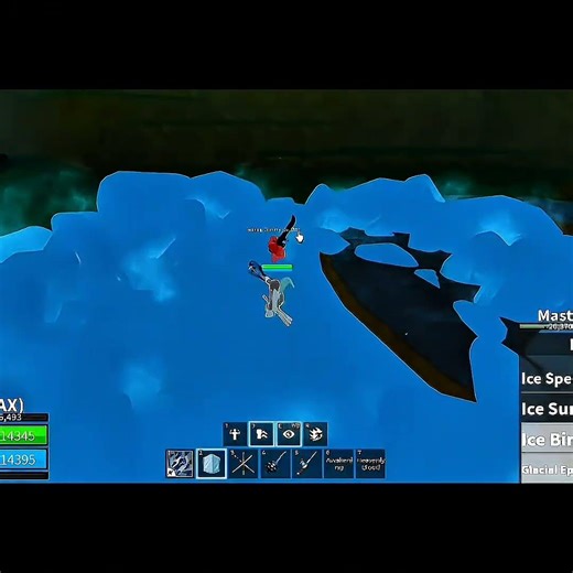 Ice and TTK COMBO 🔥 🔥 #BLOXFRUITS #PVP