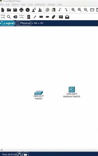 2.How to Connect L2 Swith with L3 Switch in CISCO Packet Tracer?