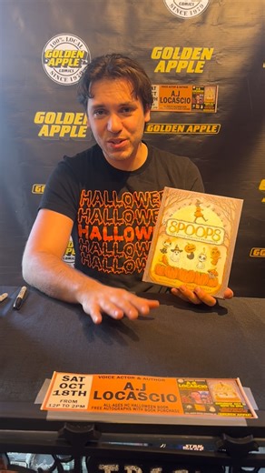 Golden Apple Comics | Happening now @aj_locascio @the_spoops @topshelfcomix @idwpublishing 🎃 | Instagram