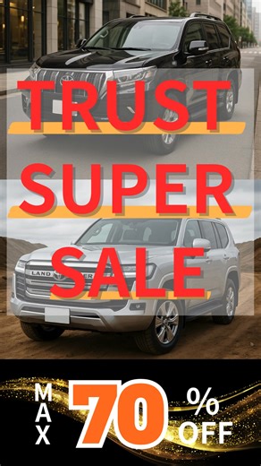 11K views | ～TRUST SUPER SALE until 24-October!～ Find your dream car at "JapaneseVehicles.com". Click here for details! -------------------------------------------- ・NISSAN X-TRAIL 2003(NT30) ・NISSAN MURANO 2007(TZ50) ・MITSUBISHI OUTLANDER 2005(CW5W) ・SUBARU FORESTER 2006(SG5) -------------------------------------------- 【Official】TRUST Japan | JapaneseVehicles.com | Facebook