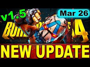 Borderlands 4 UPDATE 1.5 Patch Just Changed EVERYTHING – New DLC, New Vault Hunter & Massive Update!