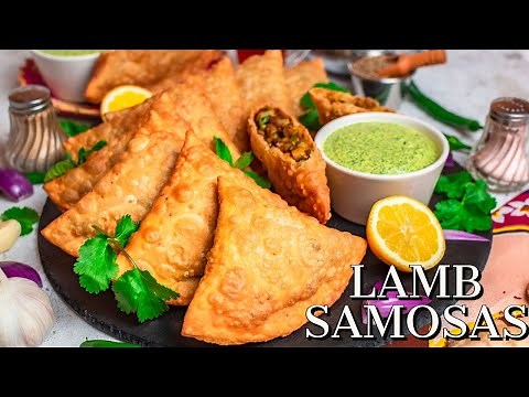 How To Make Lamb Samosas For Beginners | Keema Samosa Filling Recipe | Homemade Samosa Roti Pastry