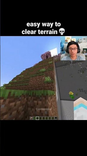Minecraft Clear Terrain Command Moment