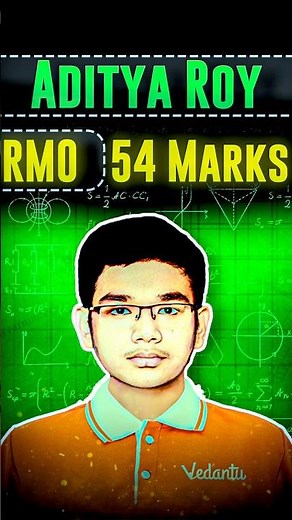 He scored 54 in RMO 2025 | Olympiad Preparation #ioqm #jee #isi