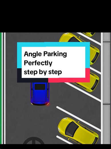 Angle Parking Perfectly Step by Step driving school driving lessons driving skills how to angle parking how to parallel parking #drivingtips #drivingskills #parallelparking #drivingschool #drivinglessons