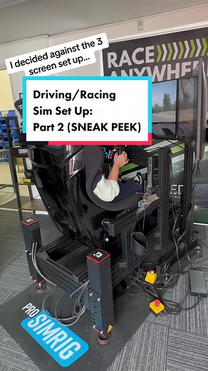 PART 2: Driving Sim / Racing Sim Set Up! 👉Here’s a sneak peek of my set up… and an unboxing of my gaming monitor! I decided to go for the curved screen instead of the three screens, it just felt better for me. 👉Do you prefer three screens or a curved monitor? P.S… Sneak peek of my set up! All will be revealed soon, can’t wait for you to see it! 🥳 #racingsim #racingsimulator #racingsimbuild #drivingsim #drivingsimulator #simracing #gamingmonitor #gamingmonitors