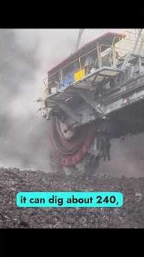 World’s Biggest Earth Eater Machine 😱 Bucket Wheel Excavator Power Explained