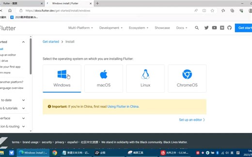 在Windows上安装Flutter开发环境