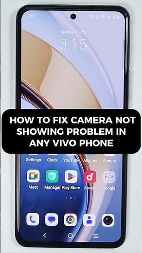 ⚠️Fix Vivo Camera not Working or not Showing
